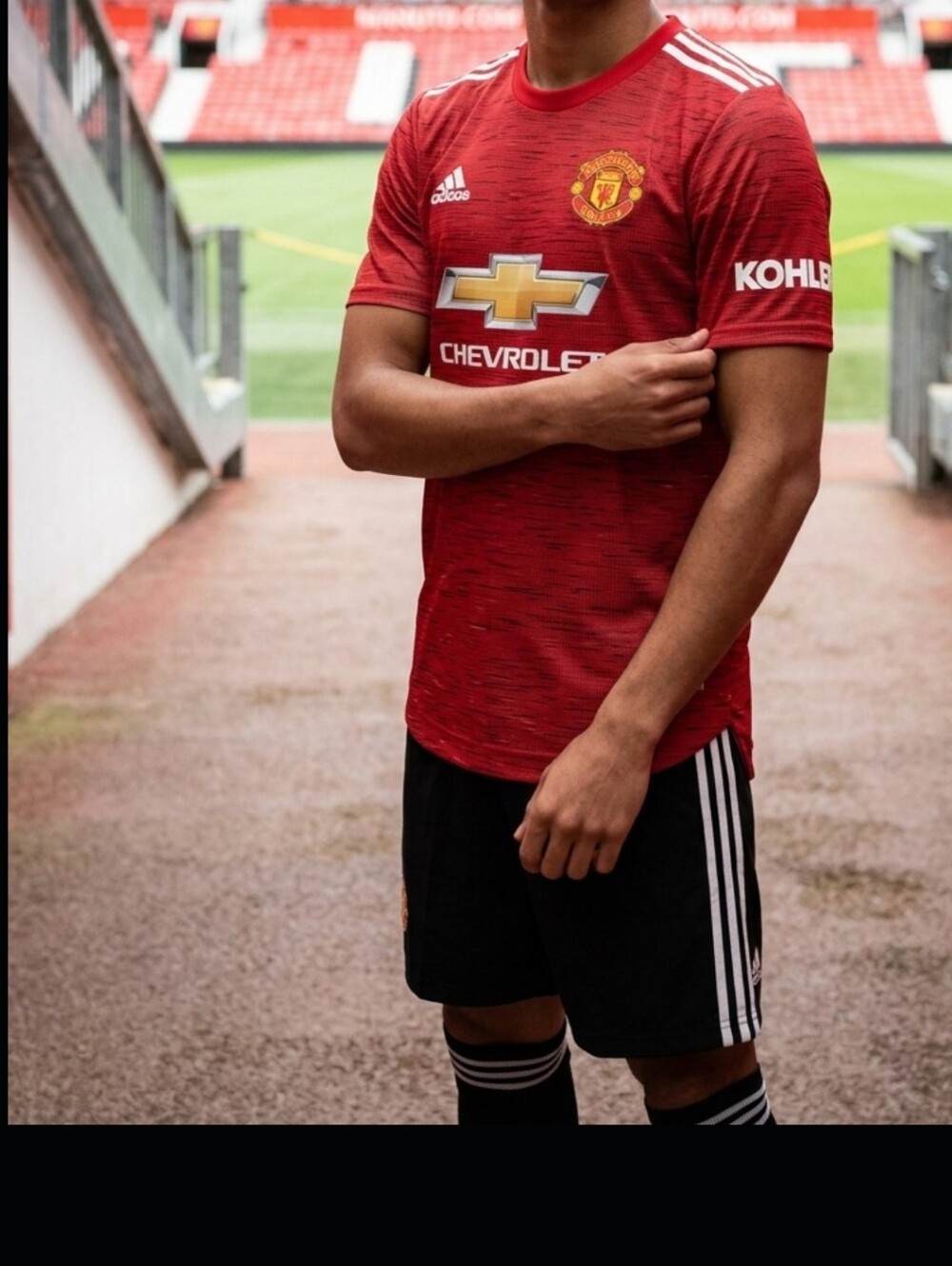 adidas Red Manchester United Home Football Jersey